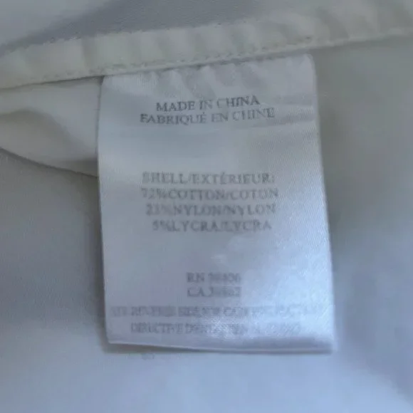 Theory Tenia Button Down Blouse (Size S/P/T) - Picture 5 of 5